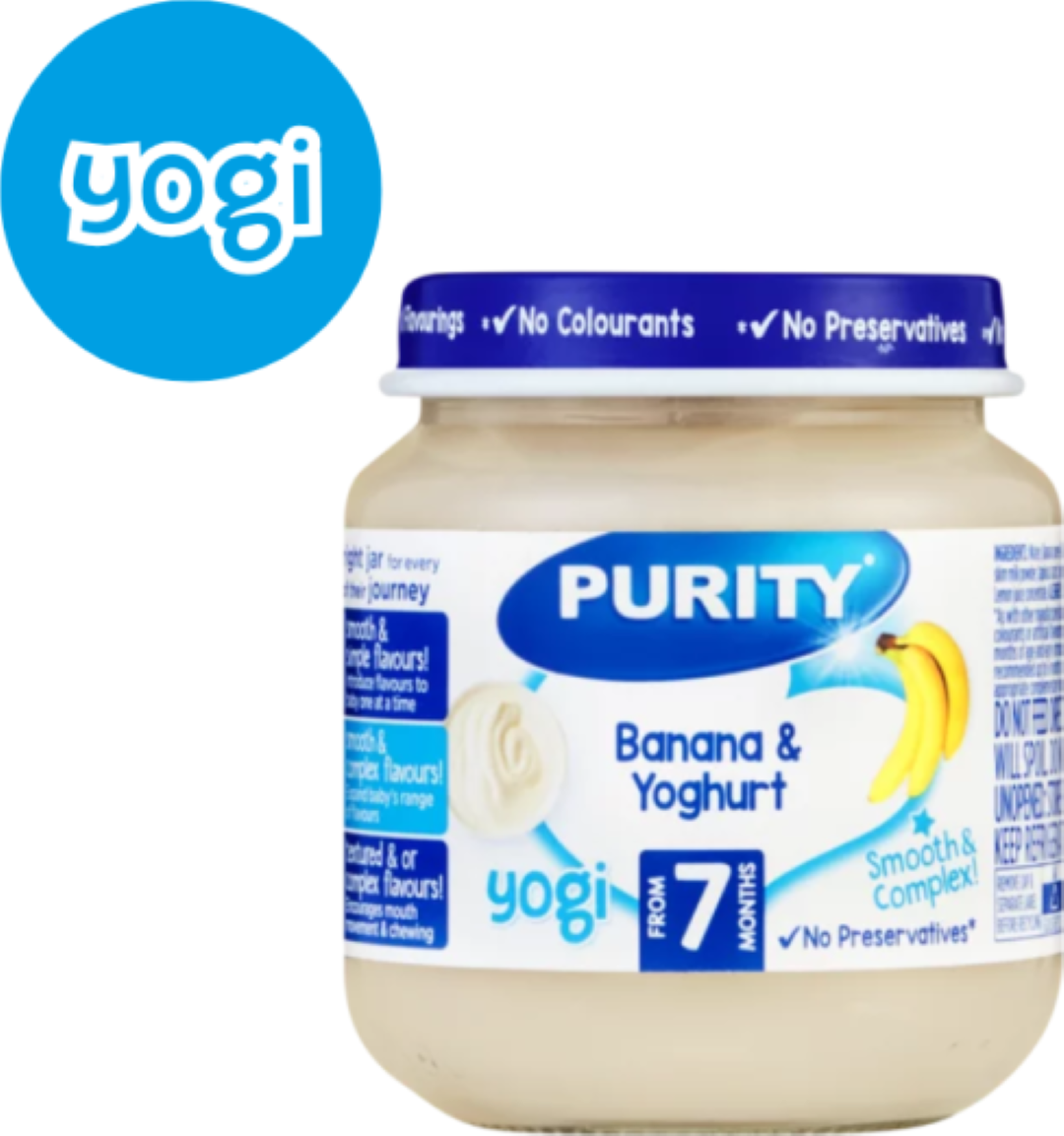 PURITY BANANA N YOGHURT 125ML
